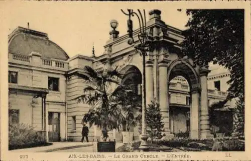 Ak Aix les Bains Savoie, Grand Cercle