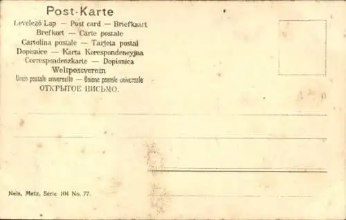 Ak Metz Moselle, Mittelbrücke