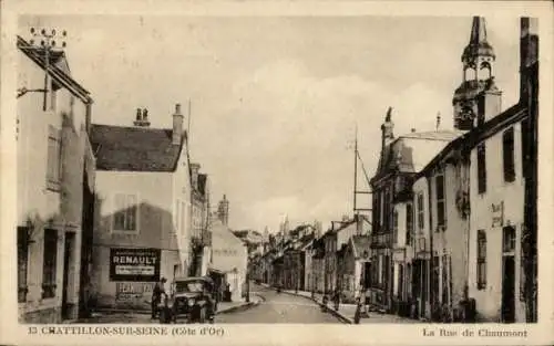 Ak Châtillon sur Seine Côte d’Or, Rue de Chaumont