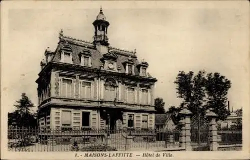 Ak Maisons Laffitte Yvelines, Rathaus