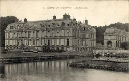 Ak Dampierre-Yvelines, Schloss, Kanäle