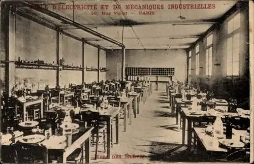 Ak Paris XV. Vaugirard, Rue Violet, Ecole d'Electricité et de Mecaniques Industrielles