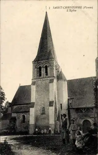 Ak Heiliger Christophorus Wien, Kirche