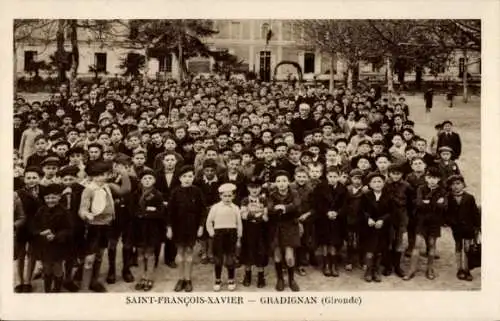 Ak Gradignan Gironde, Saint Francois Xavier, Kinder