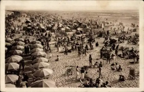 Ak Le Touquet Paris Plage Pas de Calais, am Strand