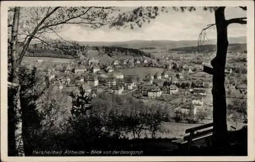 Ak Polanica Zdrój Bad Altheide Schlesien, Blick von der Georgsruh