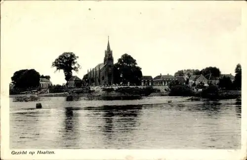 Ak Haaften Gelderland, Teilansicht, Kirche