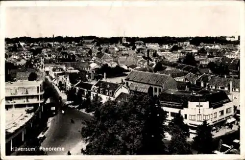 Ak Hilversum Nordholland Niederlande, Panorama