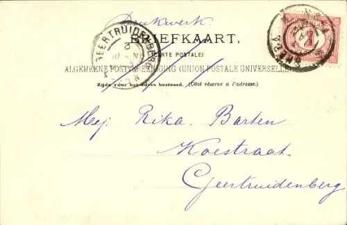 Ak Breda Nordbrabant Niederlande, Wilhelminastraat