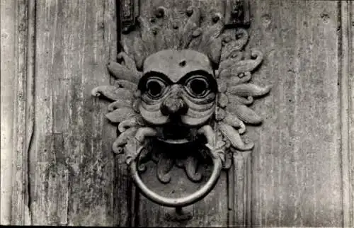 Ak Durham England, Kathedrale, Heiligtum Knocker