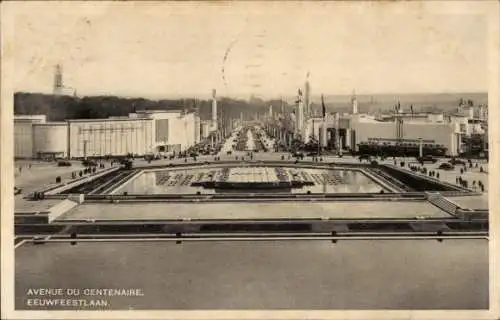 Ak Brüssel Brüssel, Ausstellung 1935, Avenue du Centenaire