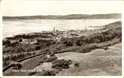 Ak Largs Schottland, Blick von Haylie Brae