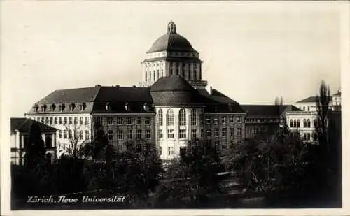 Ak Zürich Stadt Schweiz, Neue Universität