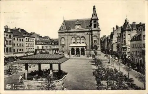 Ak Luxemburg Luxemburg, Place d'Armes