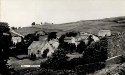 Ak Bishop Auckland Durham England, Kuhhügel, Dorfblick