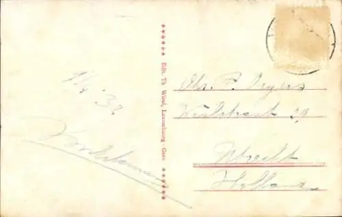 Ak Luxemburg, Stadtansicht