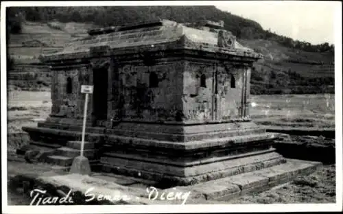 Foto Ak Dieng Java Indonesien, Hindutempel, Semar Tempel