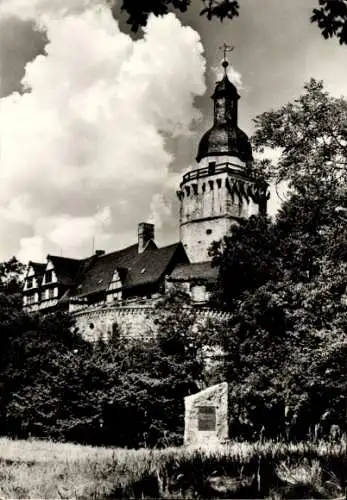 Ak Pansfelde Falkenstein im Harz, Burg Falkenstein, Heimatmuseum