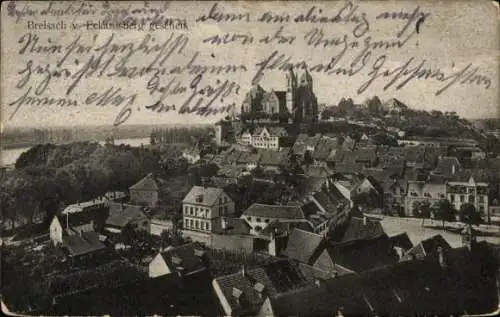 Ak Breisach am Oberrhein, Blick vom Eckardsberg