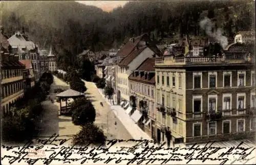 Ak Triberg im Schwarzwald, Marktplatz