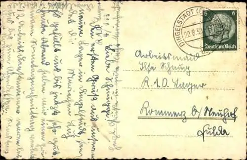 Ak Darmstadt in Hessen, Hauptbahnhof