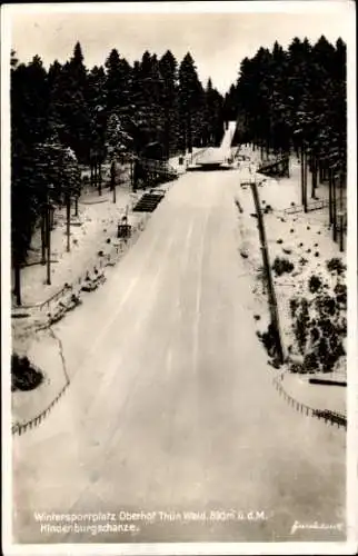 Ak Oberhof im Thüringer Wald, Hindenburgschanze, Meisterschaftsschanze 1931