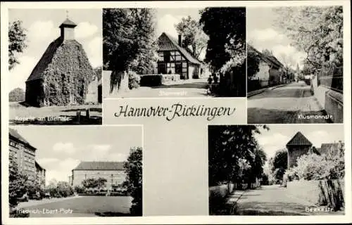 Ak Hannover Ricklingen, Kapelle am Edelhofe, Beekestr. 