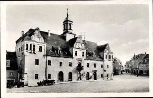 Ak Lommatzsch in Sachsen, Rathaus