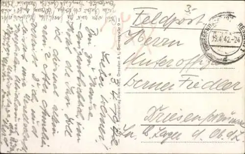 Ak Großenhain Sachsen, Ruine