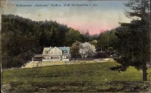 Ak Siebenlehn Großschirma in Sachsen, Restaurant Huthaus, Panorama