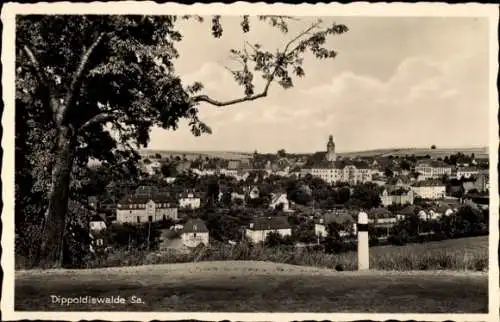 Ak Dippoldiswalde, Ost Erzgebirge, Blick auf die Stadt