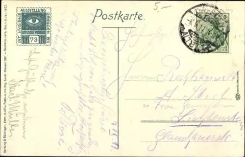 Ak Dresden, Hygiene Ausstellung 1911, Französischer Staatspavillon