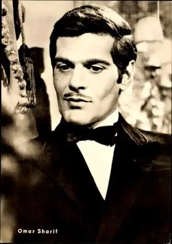 Ak Schauspieler Omar Sharif, Portrait