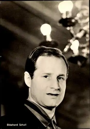 Ak Schauspieler Ekkehard Schall, Portrait