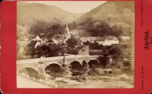 Kabinett Foto Rech an der Ahr, Ahrtal, Brücke, Kirche