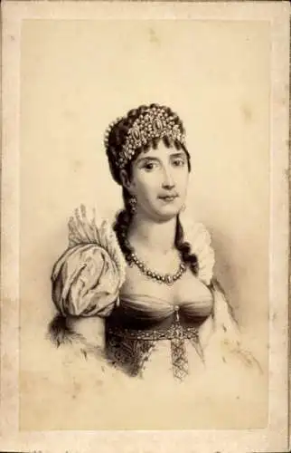 CdV Joséphine de Beauharnais, Ehefrau Napoléons, Kaiserin der Franzosen, Portrait