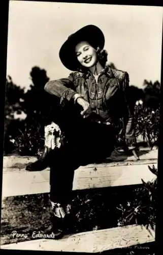 Ak Schauspielerin Penny Edwards, Portrait
