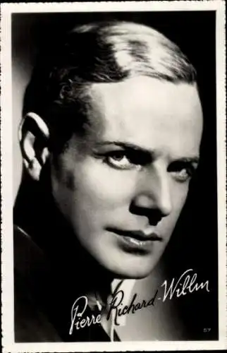 Ak Schauspieler Pierre Richard-Willm, Portrait