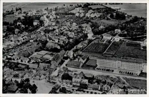 Ak Ansbach in Mittelfranken Bayern, Fliegeraufnahme