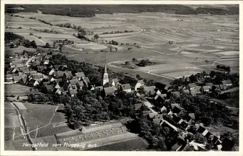 Ak Hengstfeld Wallhausen in Württemberg, Fliegeraufnahme