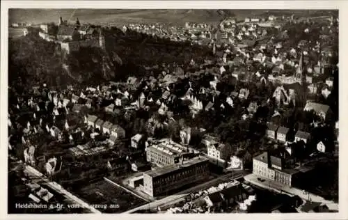 Ak Heidenheim an der Brenz Württemberg, Fliegeraufnahme