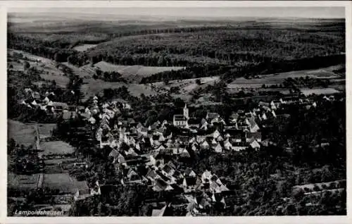 Ak Lampoldshausen Hardthausen am Kocher, Fliegeraufnahme