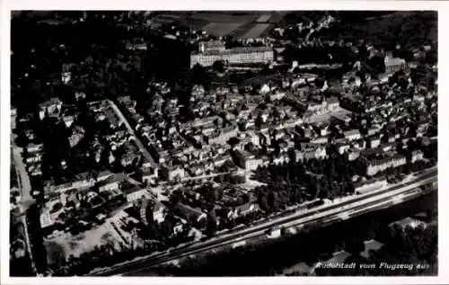 Ak Rudolstadt in Thüringen, Fliegeraufnahme