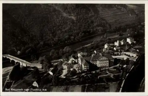 Ak Bad Kreuznach in Rheinland Pfalz, Fliegeraufnahme