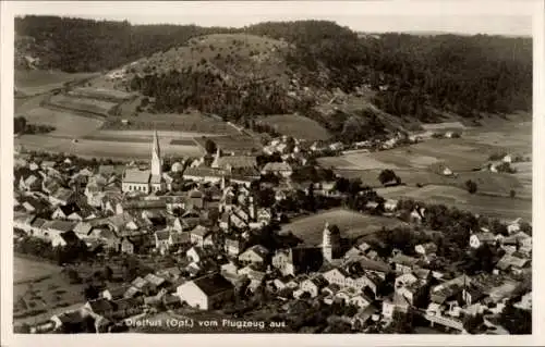 Ak Dietfurt an der Altmühl Oberpfalz, Fliegeraufnahme