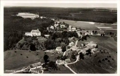 Ak Eisenburg Memmingen in Schwaben, Fliegeraufnahme