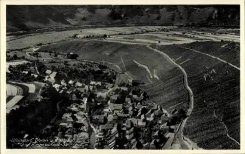 Ak Neumagen Dhron an der Mosel, Fliegeraufnahme