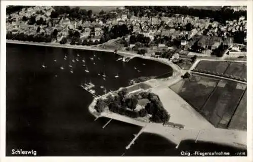 Ak Schleswig an der Schlei, Fliegeraufnahme