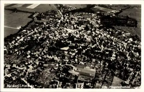 Ak Meldorf in Holstein, Fliegeraufnahme