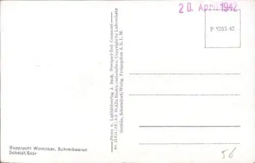 Ak Scheidt Saarbrücken im Saarland, Fliegeraufnahme